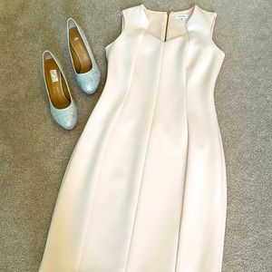 Calvin Klein blush pink cocktail formal party dress size 10